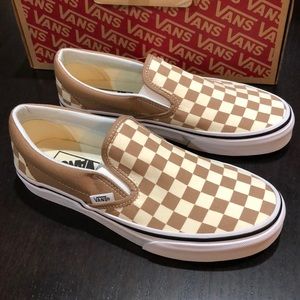 Vans Classic Slip-on Checkerboard Tiger’s Eye